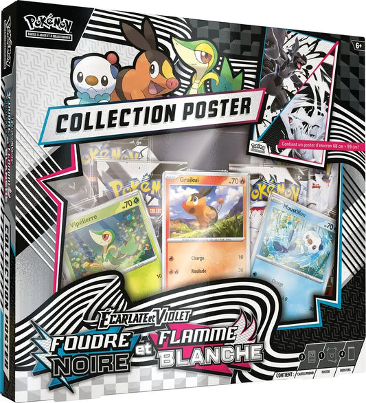 Pokémon: Coffret Poster Foudre Noire et Flamme Blanche - Toys Legacy Collection