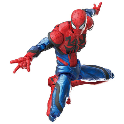 Figurine modèle Blokees Spider-Man Rivals Champion Class, figurine de héros Marvel en kit à assembler, vue de face.