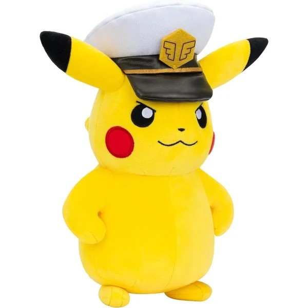 Pokemon peluche Captain Pikatchu 20cm - Toys Legacy Collection