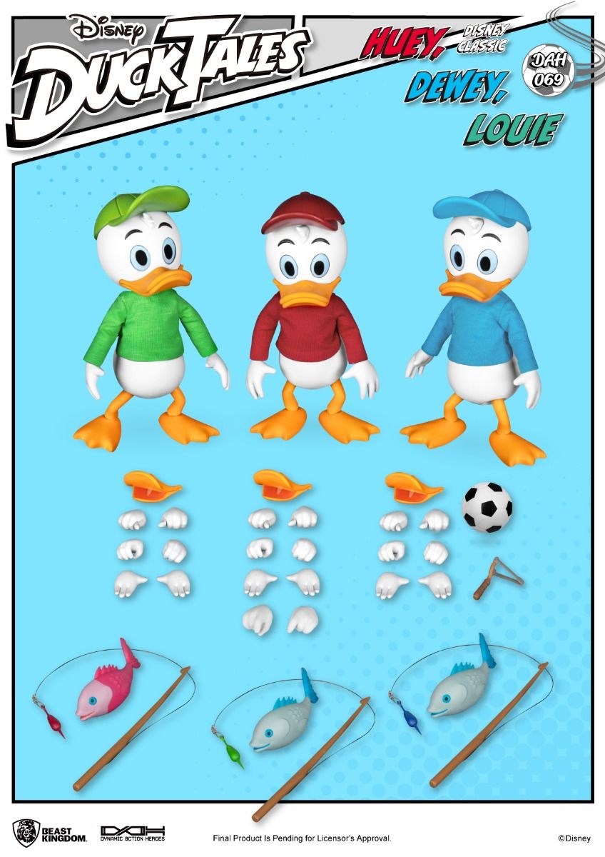 La bande à Picsou - Duck Tales Huey Dewey Louie (Riri, Fifi & Loulou) - Toys Legacy Collection