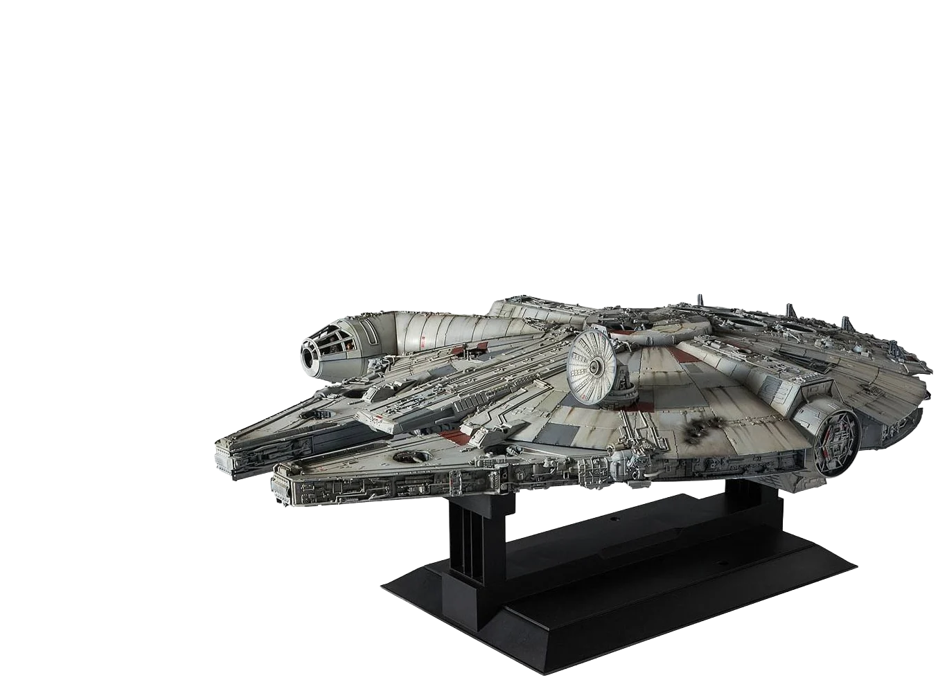 Figurine du modèle réduit Millennium Falcon Star Wars de la gamme Perfect Grade, 48 cm, fabriquée par Hasbro.