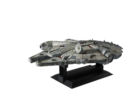 Figurine du modèle réduit Millennium Falcon Star Wars de la gamme Perfect Grade, 48 cm, fabriquée par Hasbro.