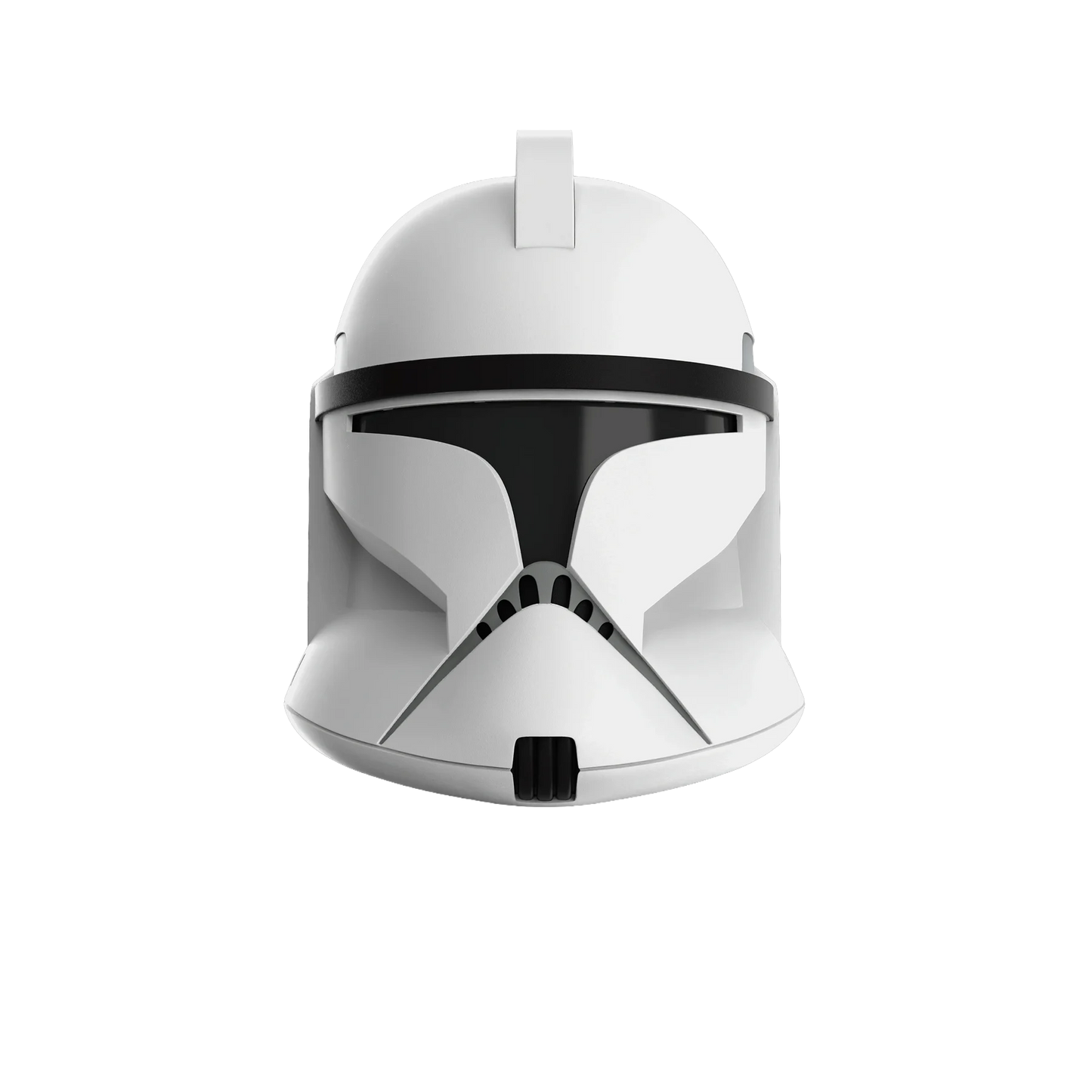 Casque électronique de rôle Star Wars Soldat Clone Phase I Black Series, casque noir avec détails réalistes, pour cosplay et collection.