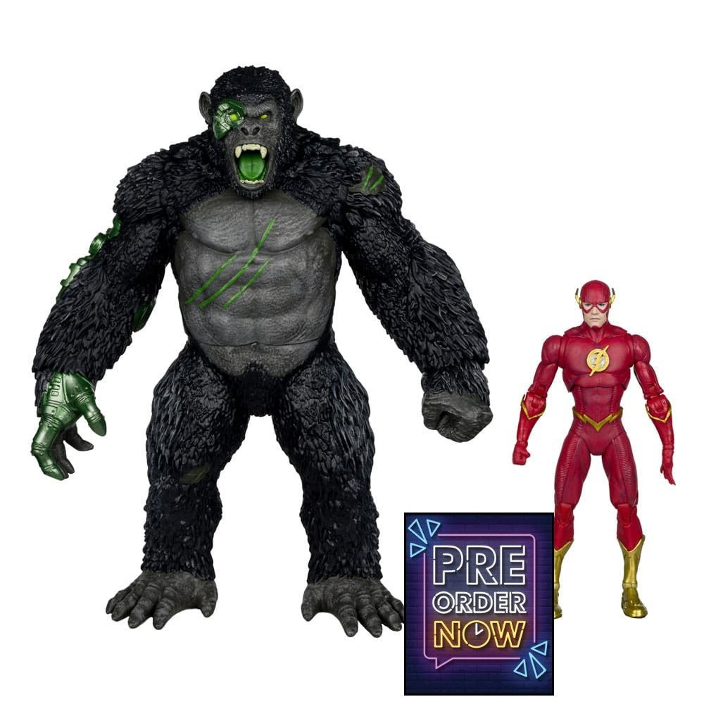 DC Multiverse pack 2 figurines Flash vs. Titano 18 cm