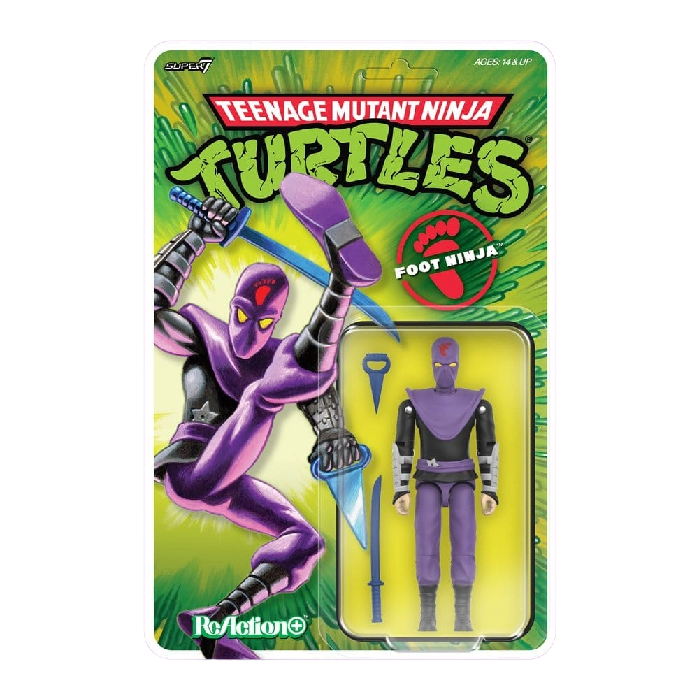 Teenage Mutant Ninja Turtles ReAction+ figurine Wave 01 Foot Ninja