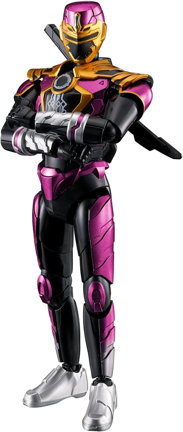 Figurine Bandai Super Space Sheriff Gavan Infinity Ryia, personnage de la série d'action, avec détails colorés et pose dynamique.