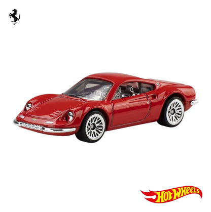Hot Wheels – Pack de 5 véhicules Ferrari Die-Cast 1/64