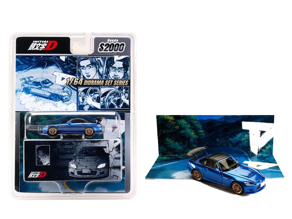 Initiald 1/64 Honda S2000 Toshiya Joshima Vs Takumi Fujiwara