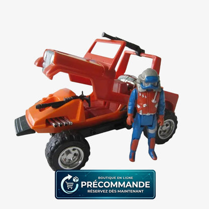 Figurine du véhicule Gator M.A.S.K. de la marque The Loyal Subject, détaillée et colorée.