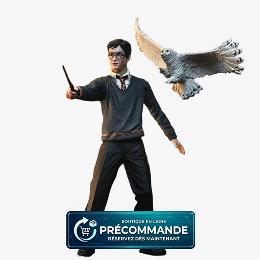Figure Harry Potter de la collection Legacy Neca, figurine de 17 cm représentant le personnage dans une pose détaillée.