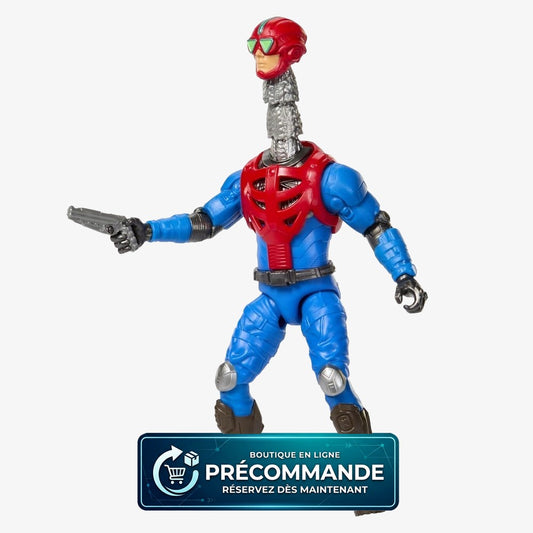 Figurine Mekaneck de 14 cm, Masters of the Universe Movie Chronicles, fabriquée par Mattel, vue de face avec détails colorés.