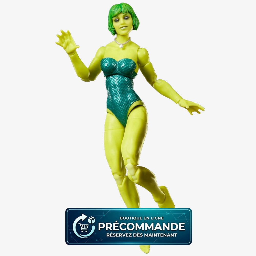 Figurine Marvel Legends Series Marvel's Marrina (Division Alpha) de 15 cm, personnage avec costume coloré et détails réalistes.