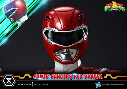 Statuette du Red Ranger des Power Rangers, Prime 1 Studio, 62 cm, figurine de collection en détail, pose dynamique