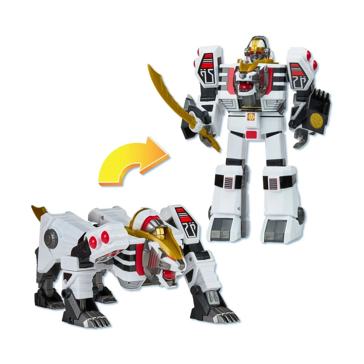 Power Rangers – White Tigerzord – 25 cm