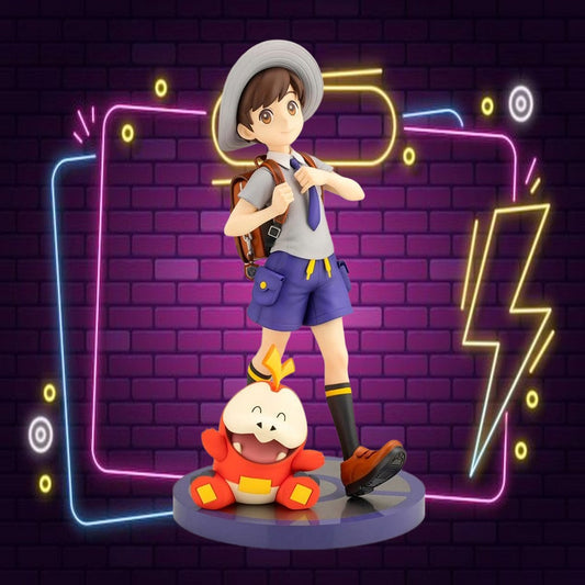 Pokémon statuette PVC ARTFXJ 1/8 Florian & Chochodile 20 cm