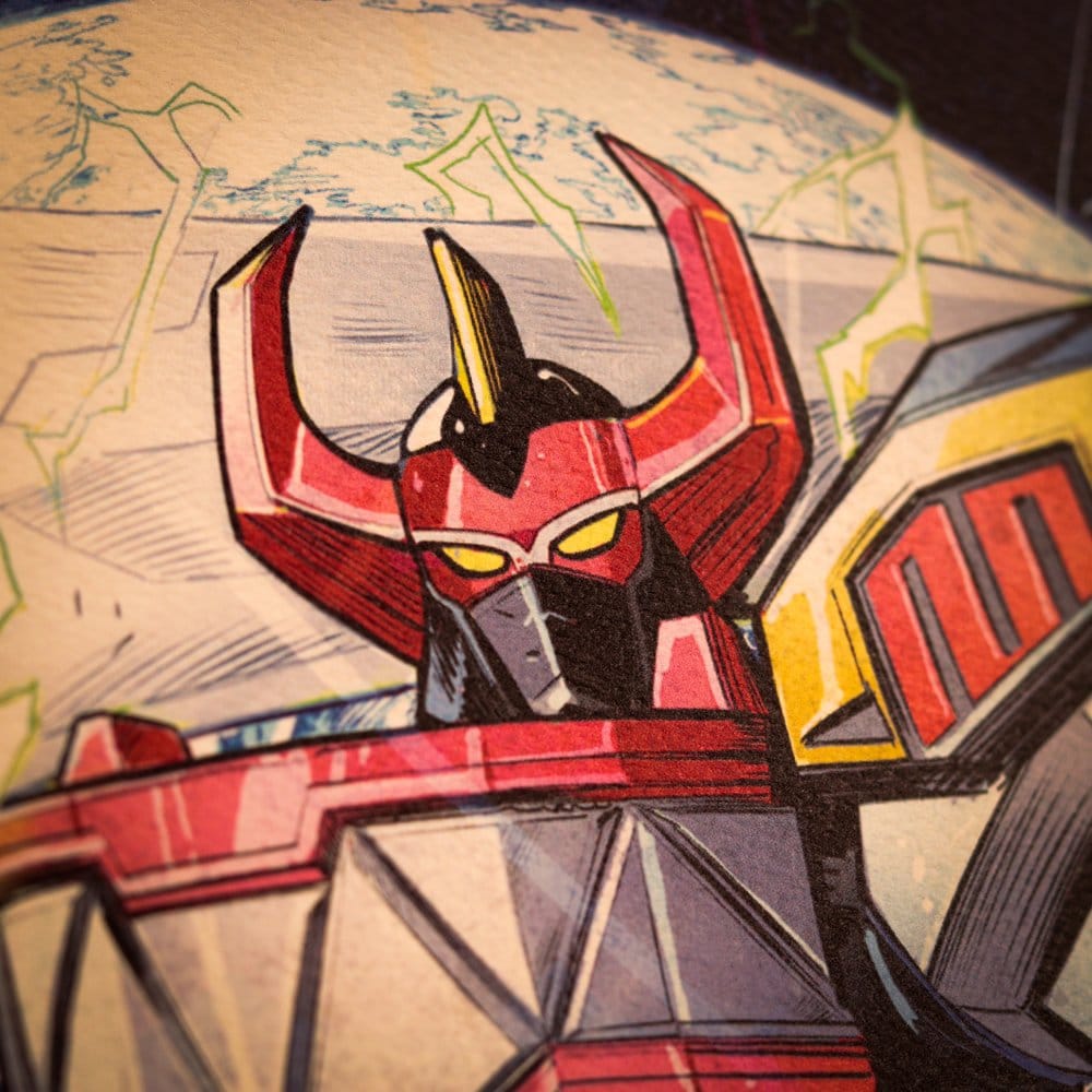 Power Rangers – Lithographie Limited Edition – 42 x 30 cm
