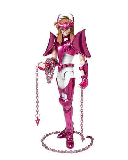 Figurine Shun d'Andromède Saint Seiya Myth Cloth Ex en bronze final, de Bandai Tamashii Nation, détailnuée et authentique.