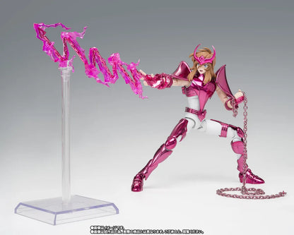 Figurine Saint Seiya Shun d'Andromède Myth Cloth Final Bronze Cloth, bandai Tamashii Nation, détails de la figurine en pose.