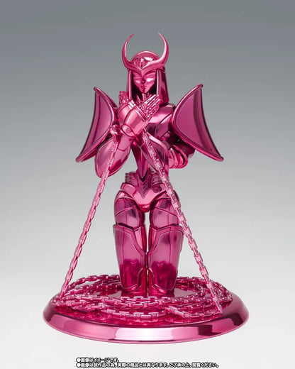 Figurine de Shun d'Andromède Saint Seiya Myth Cloth Ex de Bandai Tamashii Nation, en armure Bronze Final, vue de face.