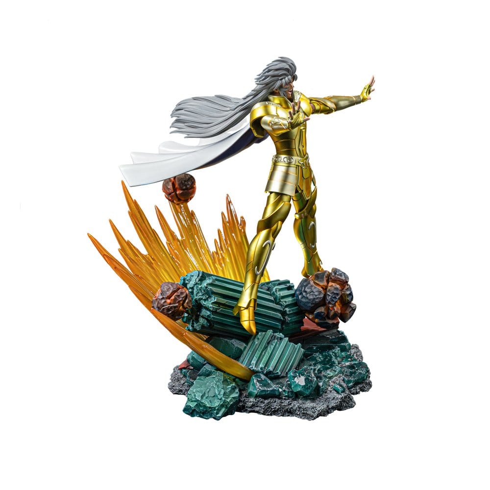 Statuette Saga des Gémeaux 1/10 Art Scale Iron Studios, miniature de 26 cm représentant les célèbres héros mythologiques.
