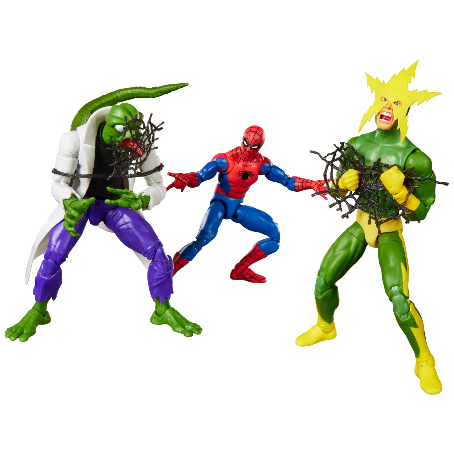 Marvel Legends Series : coffret Spider-Man, le Lézard de Marvel et Electro de Marvel