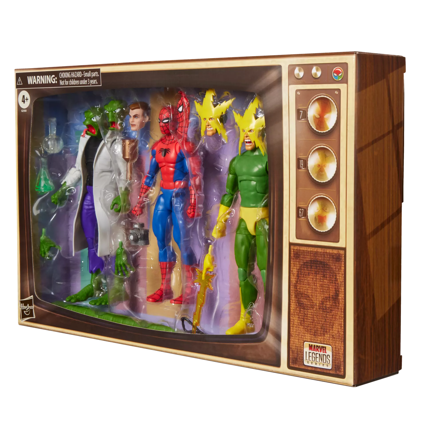 Marvel Legends Series : coffret Spider-Man, le Lézard de Marvel et Electro de Marvel