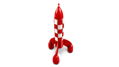 Briques de construction LEGO Icons La Fusée Lunaire de Tintin, modèle détaillé inspiré de l'œuvre d'Hergé, pour collectionneurs et fans.