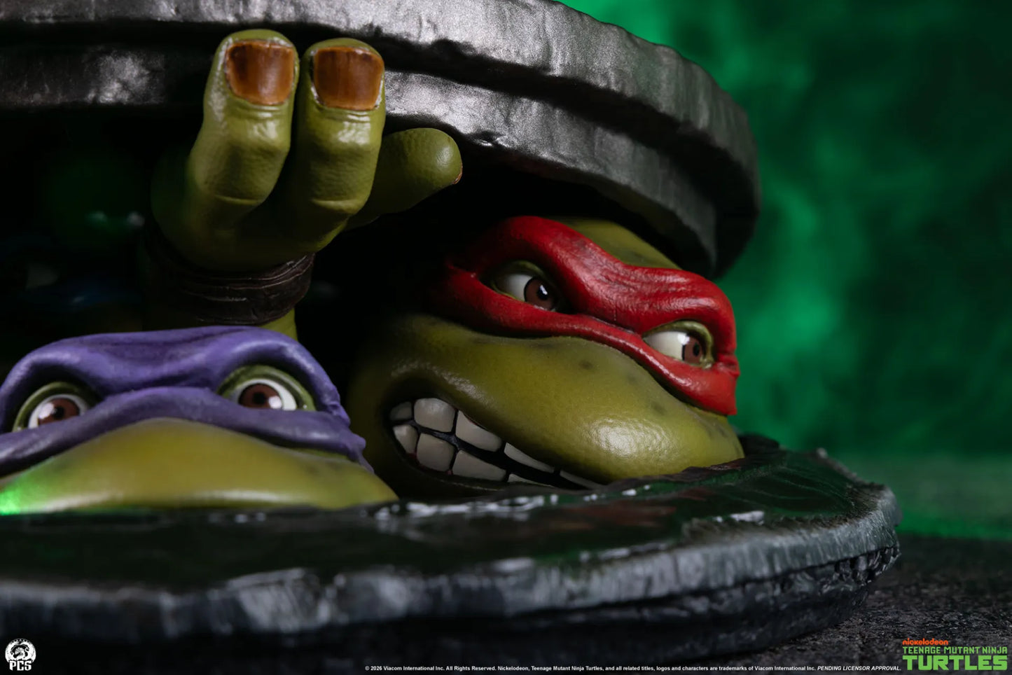 Statuette TMNT Tortues Ninja en échelle 1:4 de PCS Collectibles, figurine de collection détaillée pour table-top.