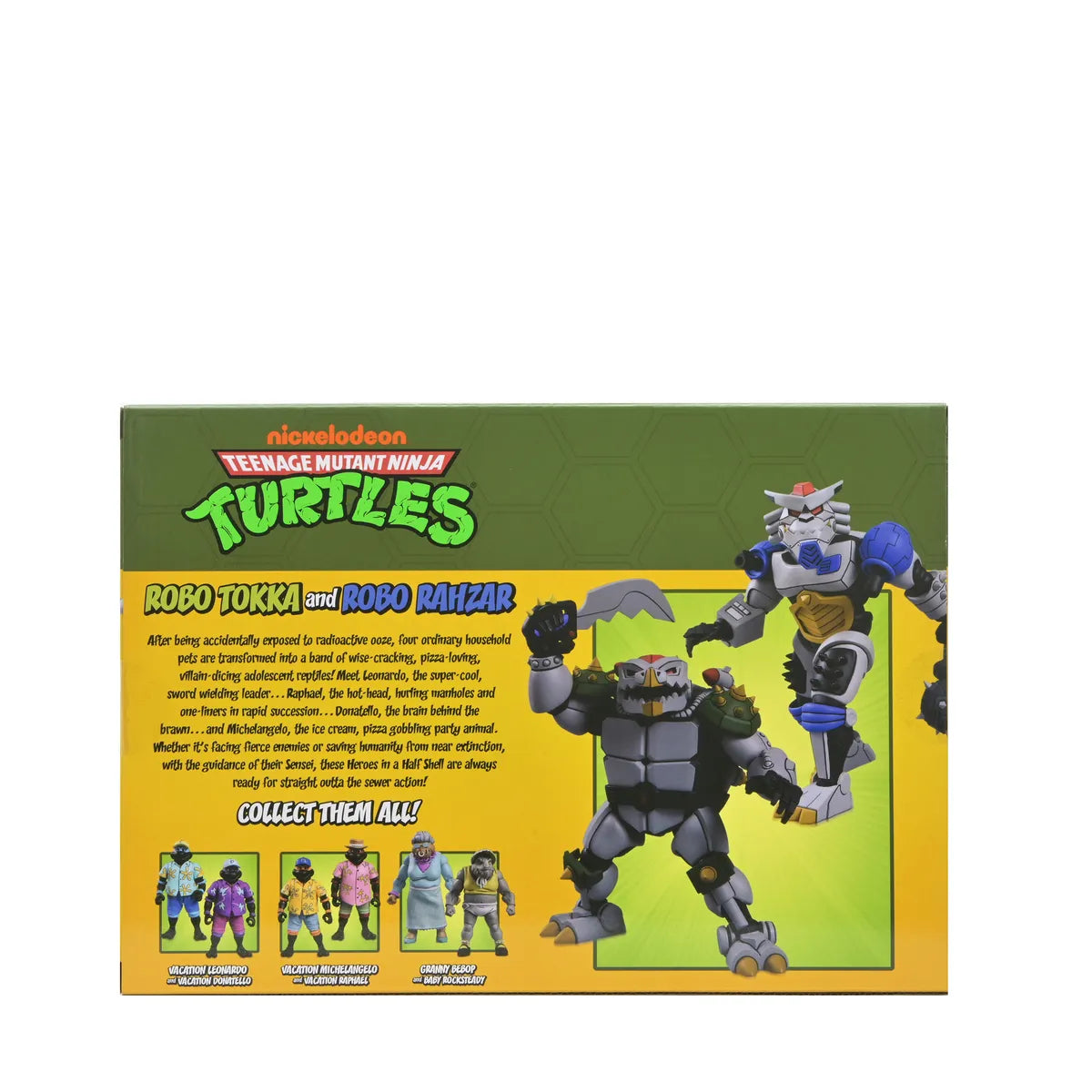 Figurines TMNT Robo Tokka et Rahzar, Tortues Ninja 1987, édition cartoon, Neca, figurines de collection détaillées
