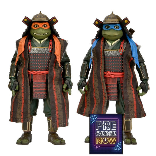 Tortues Ninja 3 2-Pack figurines Leonardo & Michelangelo 18 cm - Toys Legacy Collection
