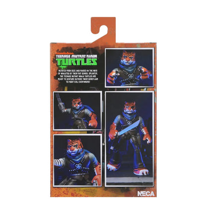 Figurine Neca Turtles Ninja ultime Tiger Claw, personnage de la série animée TMNT 2012, en pose détaillée.