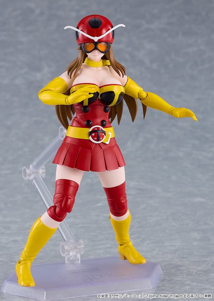 Tojima Wants to Be a Kamen Rider Figma figurine Yuriko Okada (Electro-Wave Human Tackle Ver.) 14 cm