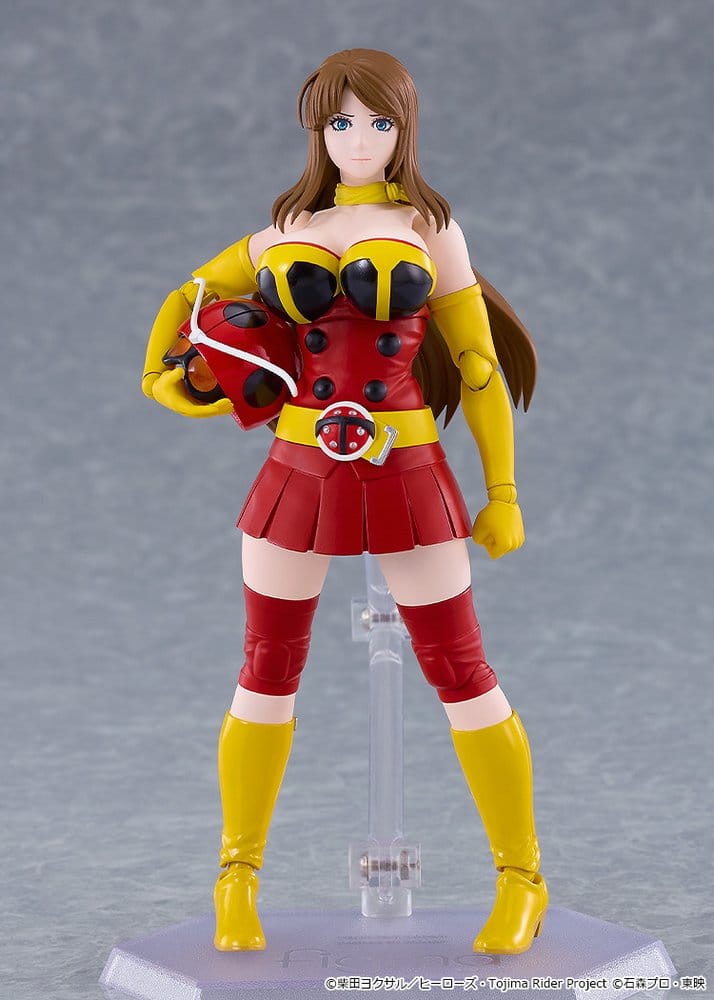 Tojima Wants to Be a Kamen Rider Figma figurine Yuriko Okada (Electro-Wave Human Tackle Ver.) 14 cm