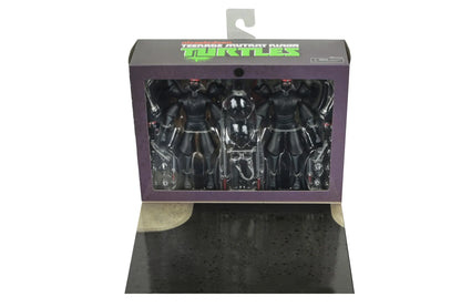 Figurines TMNT Tortues ninja (2012) Footbots Neca, édition Cartoon, ensemble de figurines Tortues ninja avec détails colorés.