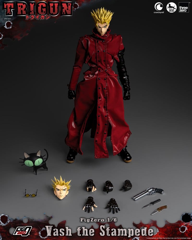 Trigun figurine FigZero 1/6 Vash the Stampede 31 cm - Toys Legacy Collection