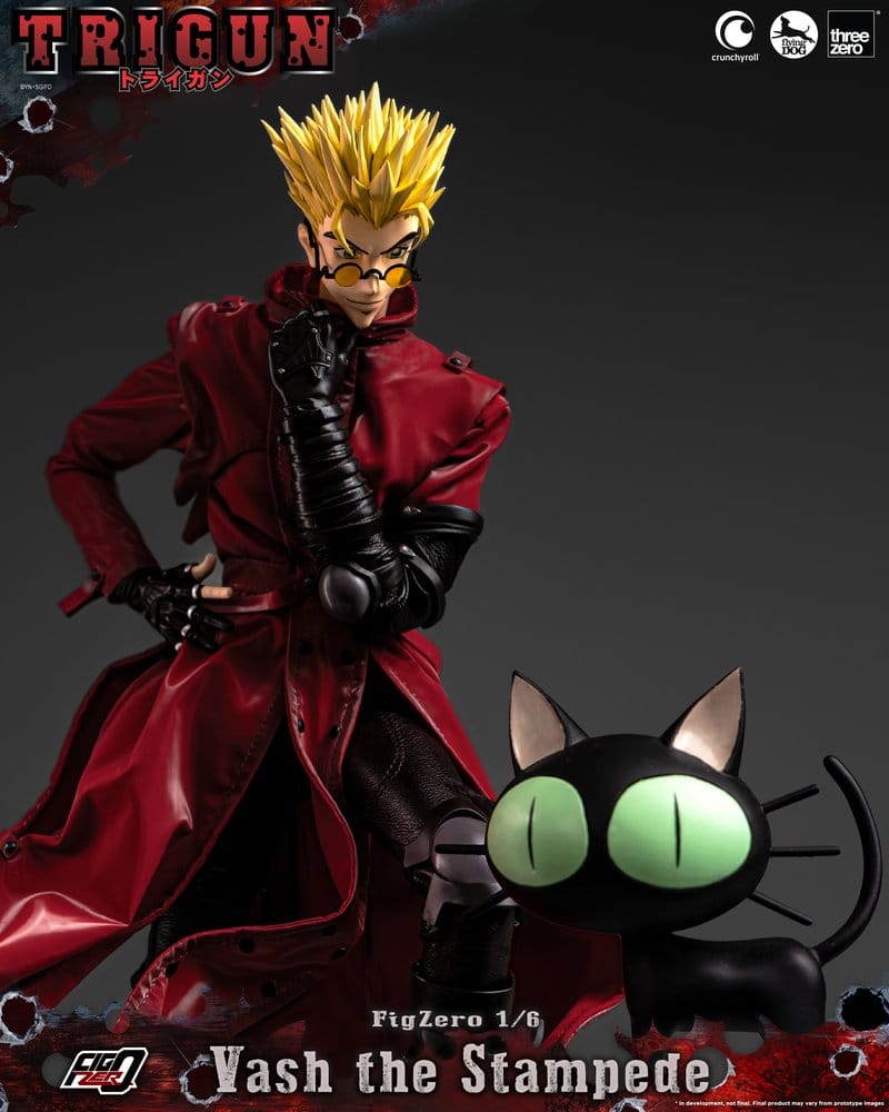 Trigun figurine FigZero 1/6 Vash the Stampede 31 cm - Toys Legacy Collection