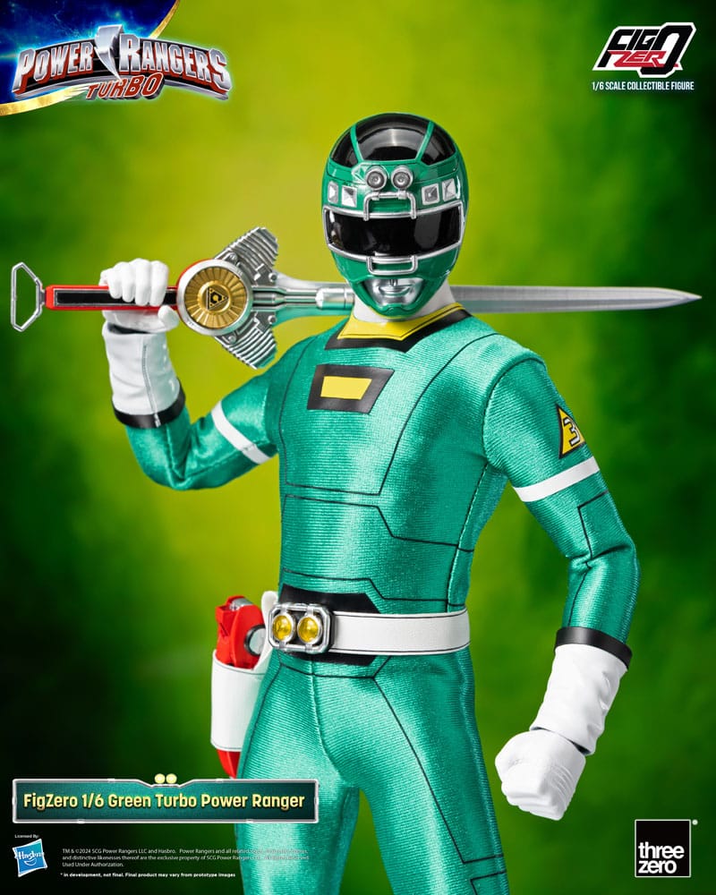 Power Rangers Turbo figurine FigZero 1/6 Green Turbo Power Ranger 30 cm
