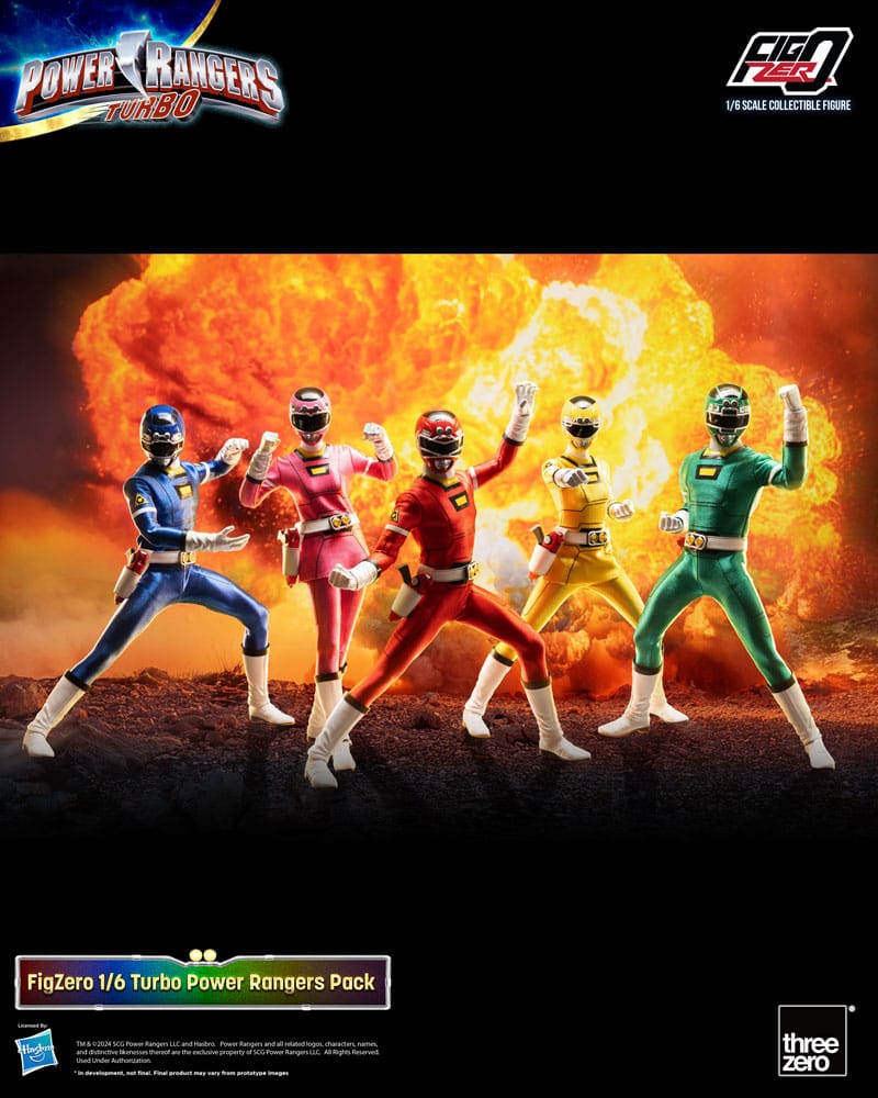 Power Rangers Turbo pack 5 figurines FigZero 1/6 Turbo Power Rangers 30 cm