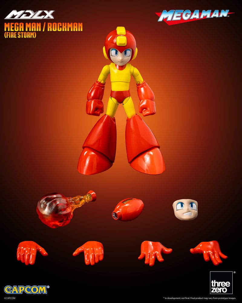 Mega Man figurine MDLX Mega Man / Rockman (Fire Storm) 10 cm - Toys Legacy Collection