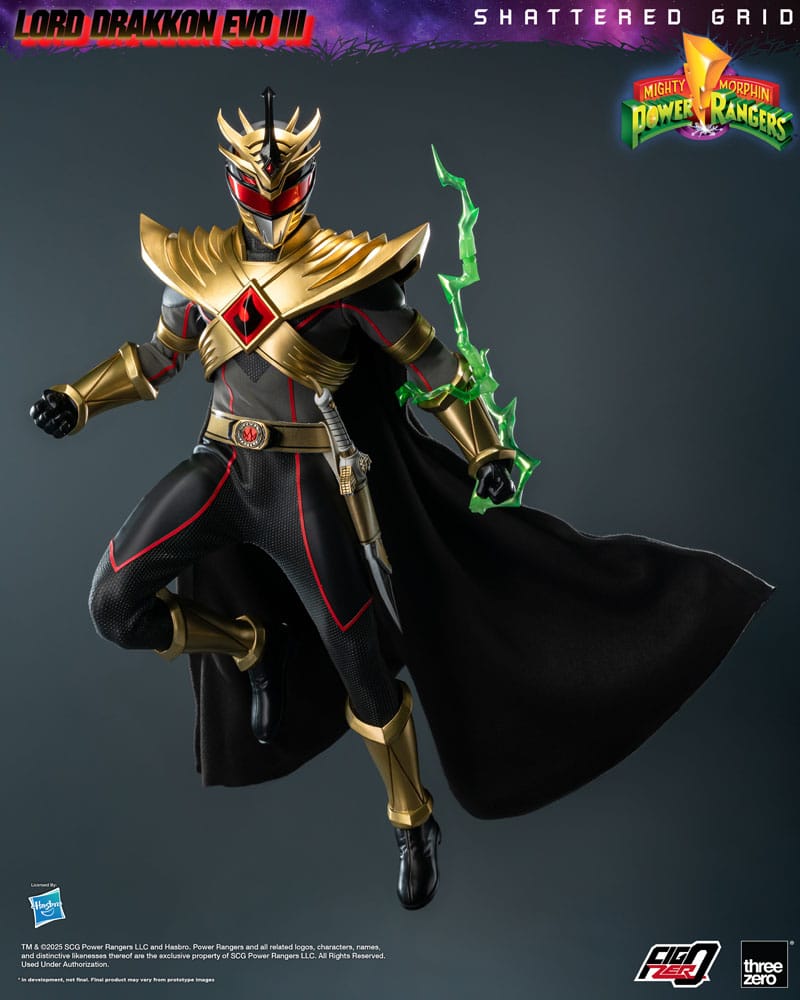Mighty Morphin Power Rangers Shattered Grid figurine FigZero 1/6 Lord Drakkon Evo III 30 cm - Toys Legacy Collection