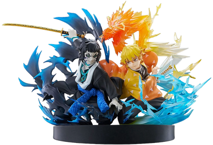 Demon Slayer: Kimetsu no Yaiba statuette PVC Zenitsu Agatsuma & Kaigaku 15 cm