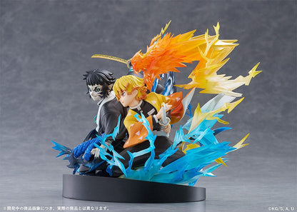 Demon Slayer: Kimetsu no Yaiba statuette PVC Zenitsu Agatsuma & Kaigaku 15 cm