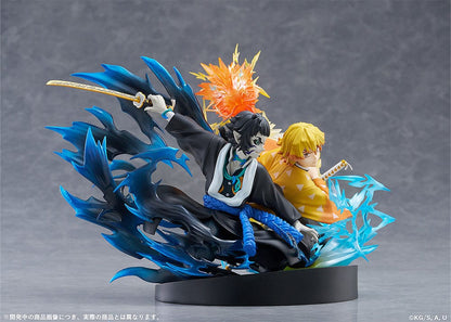 Demon Slayer: Kimetsu no Yaiba statuette PVC Zenitsu Agatsuma & Kaigaku 15 cm