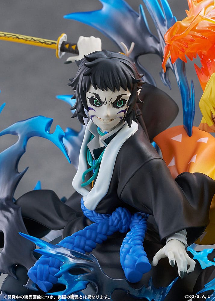 Demon Slayer: Kimetsu no Yaiba statuette PVC Zenitsu Agatsuma & Kaigaku 15 cm