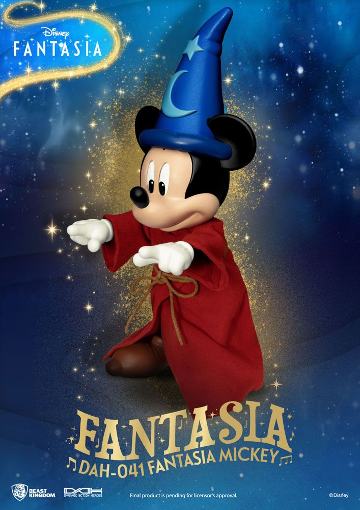 Disney Classic figurine Dynamic Action Heroes 1/9 Mickey Fantasia 21 cm - Toys Legacy Collection