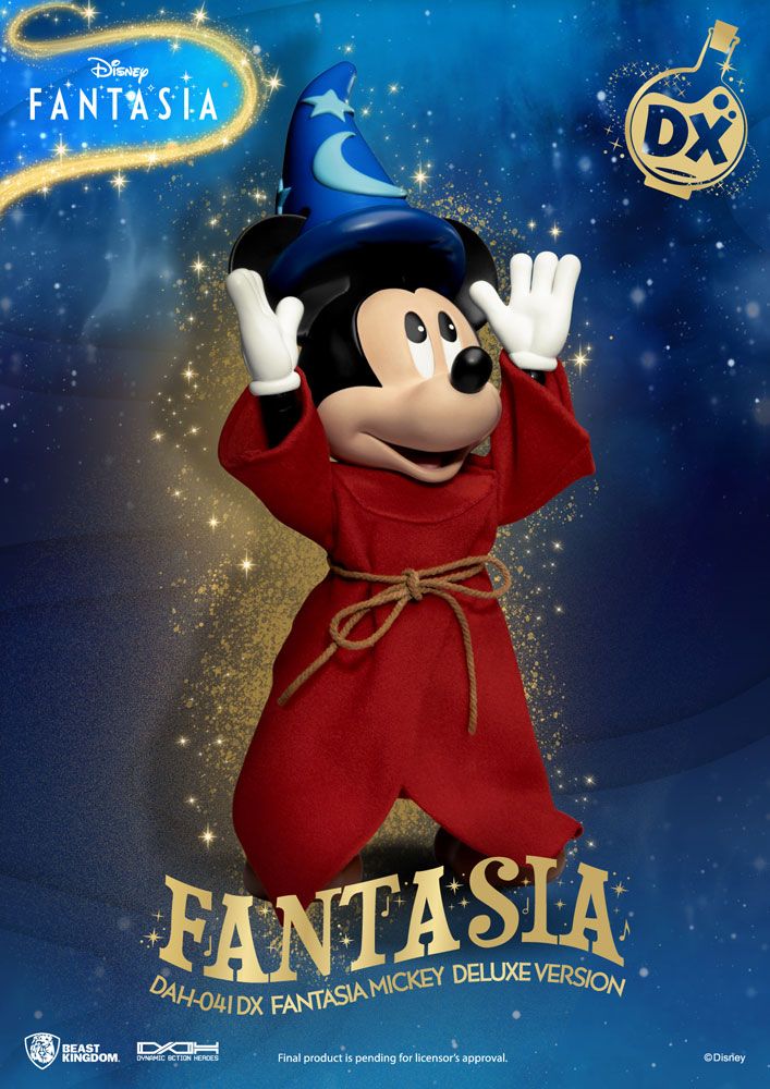 Disney Classic figurine Dynamic Action Heroes 1/9 Mickey Fantasia Deluxe Version 21 cm - Toys Legacy Collection