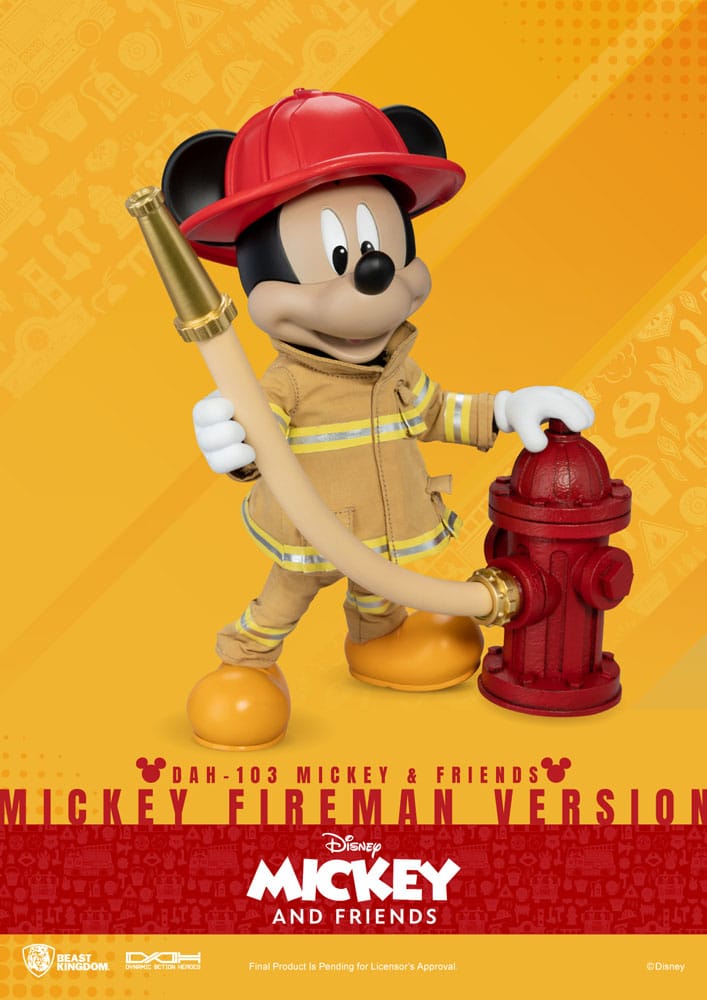 Mickey & Friends figurine Dynamic Action Heroes 1/9 Mickey Fireman Ver. 24 cm - Toys Legacy Collection