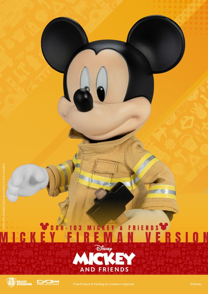 Mickey & Friends figurine Dynamic Action Heroes 1/9 Mickey Fireman Ver. 24 cm - Toys Legacy Collection