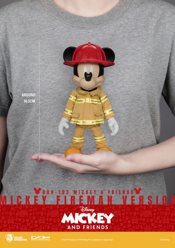 Mickey & Friends figurine Dynamic Action Heroes 1/9 Mickey Fireman Ver. 24 cm - Toys Legacy Collection