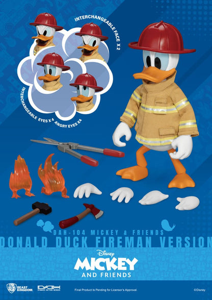 Mickey & Friends : Donald Duck Fireman Ver. 24 cm Dynamic Action Heroes - Toys Legacy Collection